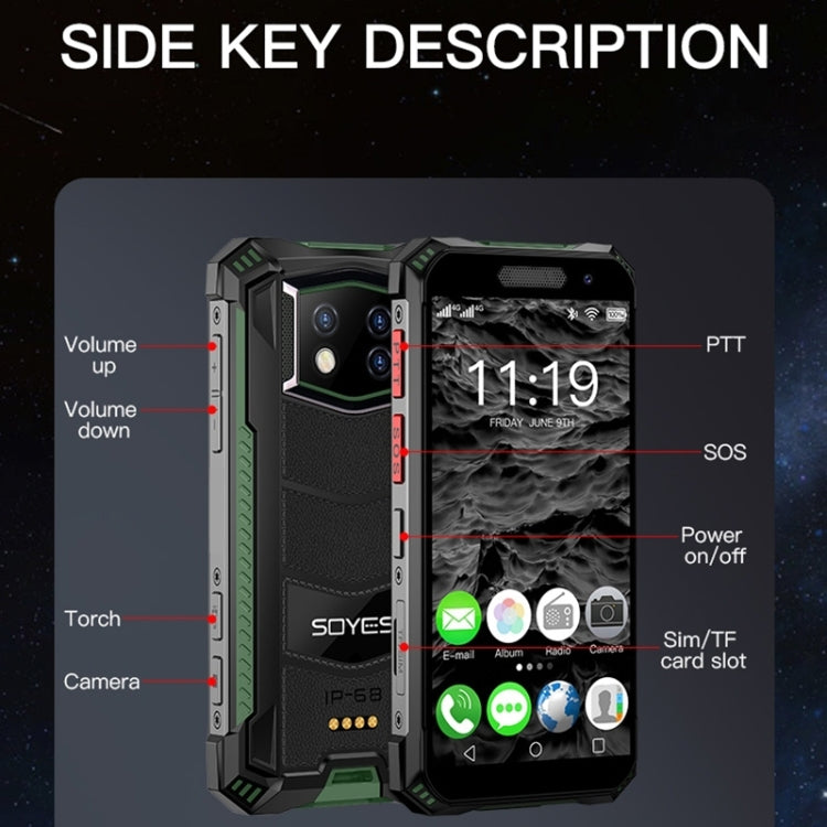 IP68 Waterproof Dustproof Shockproof, Face Identification, 3.5 inch Android 10.0 MTK6762 Octa Core up to 2.0GHz, Dual SIM, PTT Walkie Talkie, OTG, NFC, Network: 4G