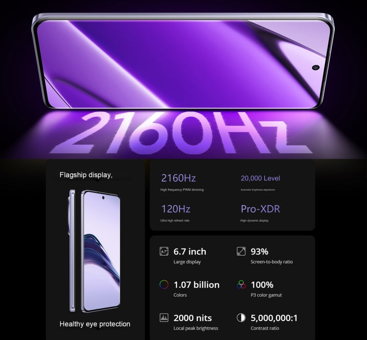 Realme 13 Pro Extreme Edition, 12GB+256GB, Screen Fingerprint Identification, 6.7 inch Realme UI 5.0 Snapdragon 7s Gen 2 Octa Core, NFC, Network: 5G