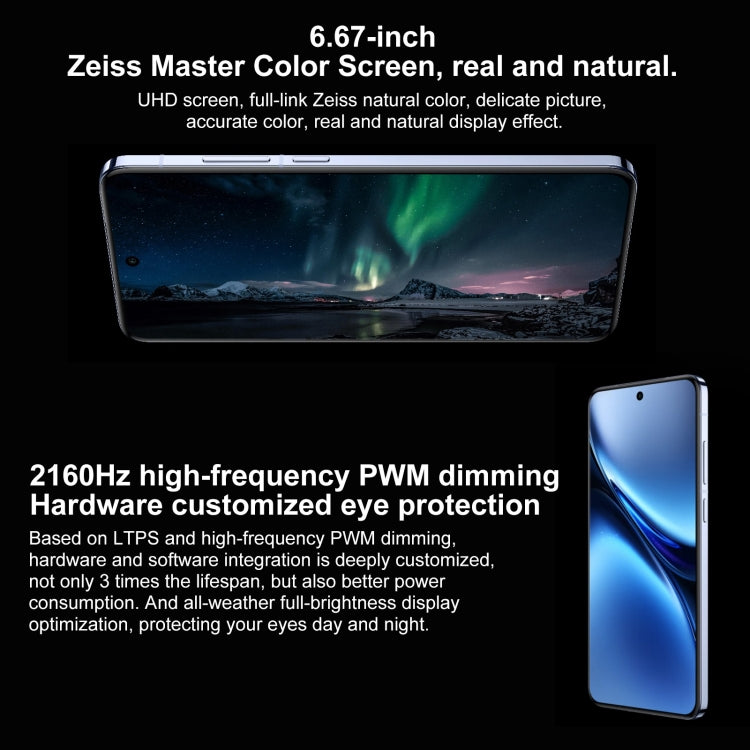 vivo X200, 16GB+512GB, Face ID / Screen Fingerprint Identification, 6.67 inch Android 15 Dimensity 9400 Octa Core, OTG, NFC, Network: 5G, Support Google Play