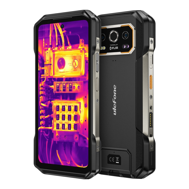 Ulefone Armor 27T Pro Rugged Phone, Thermal Imaging, 12GB+256GB, Night Vision, 10600mAh, 6.78 inch Android 14 MediaTek Dimensity 6300 Octa Core, Network: 5G, NFC