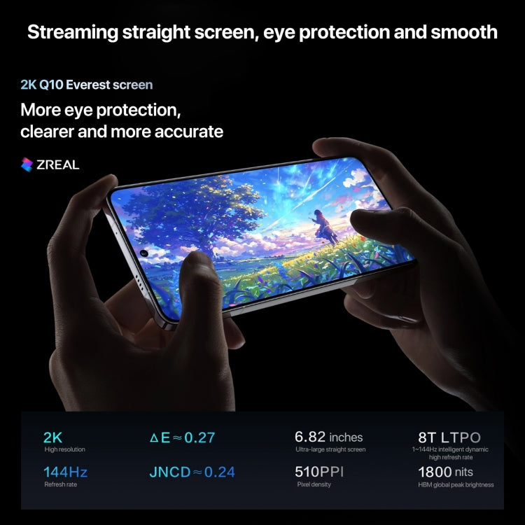 vivo iQOO 13, 12GB+512GB, Face ID / Screen Fingerprint Identification, 6.82 inch Android 15 OriginOS 5 Snapdragon 8 Elite Octa Core, OTG, NFC, Network: 5G, Support Google Play