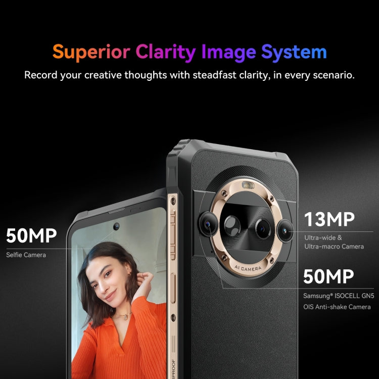 Blackview BL9000 Pro 5G, Thermal Imaging Camera, 12GB+512GB, IP68/IP69K/MIL-STD-810H, 6.78 inch Android 14 MediaTek Dimensity 8020 Octa Core, Network: 5G, NFC, OTG