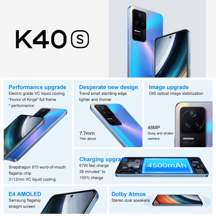 Triple Back Cameras, 4500mAh Battery, Fingerprint Identification, 6.67 inch MIUI 13 Qualcomm Snapdragon 870 Octa Core up to 3.2GHz, Network: 5G, Dual SIM, NFC, IR