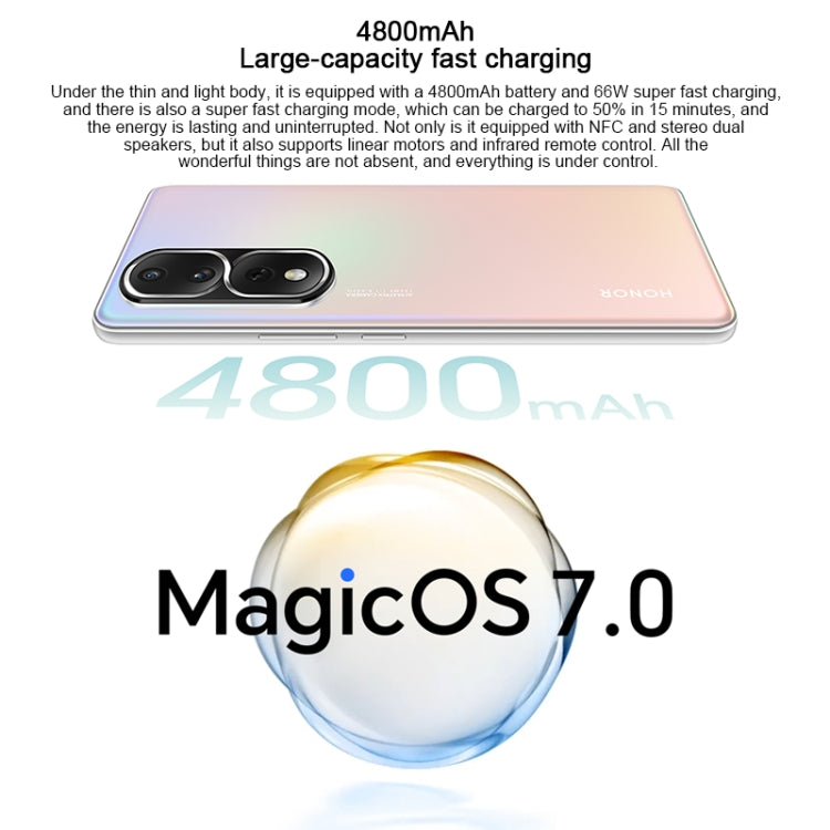 Triple Back Cameras, Screen Fingerprint Identification, 6.67 inch Magic UI 7.0 Qualcomm Snapdragon 8+ Gen1 Octa Core up to  3.0GHz, Network: 5G, OTG, NFC, Not Support Google Play