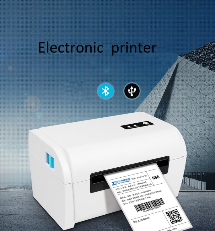 ZJ-9200 Portable USB Port Thermal Bluetooth Ticket Printer with Holder