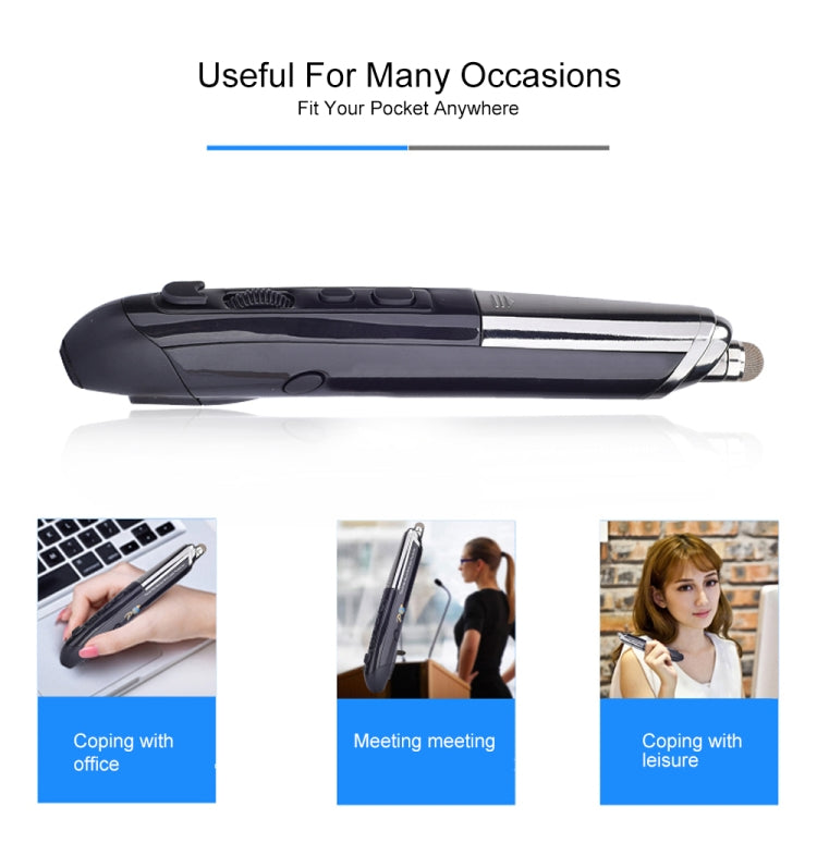 PR-08 6-keys Smart Wireless Optical Mouse with Stylus Pen & Laser Function