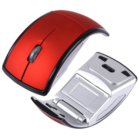 Wireless 2.4GHz 800-1200-1600dpi Snap-in Transceiver Folding Wireless Optical Mouse / Mice