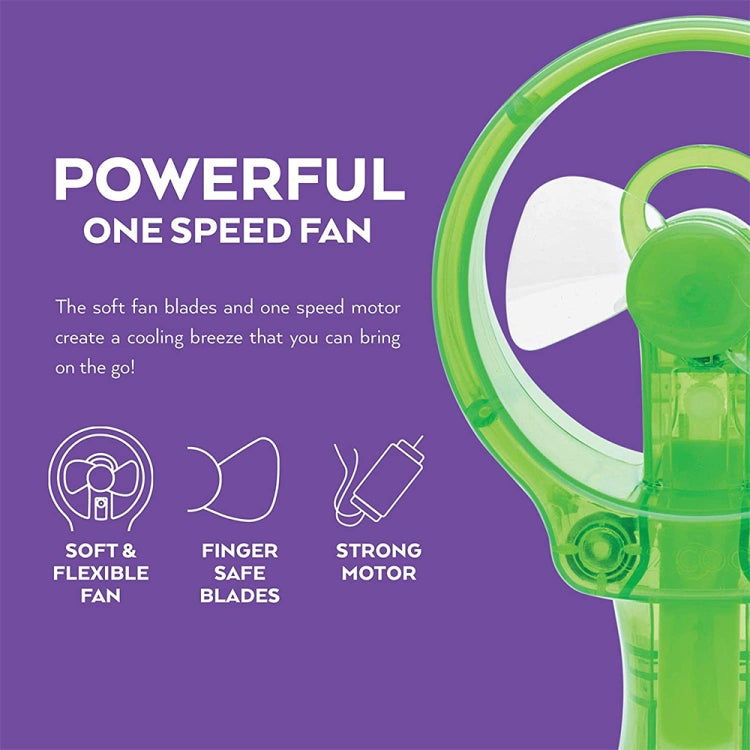 YC-8333 Hand-held Water Spray Fan (Color Random Delivery)