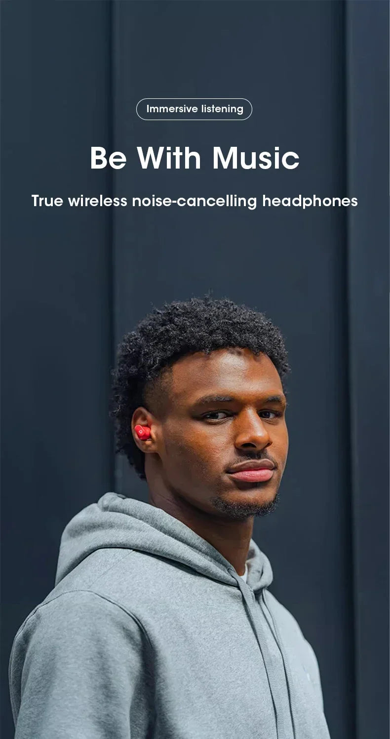 Xiaomi Bluetooth Earphone True Wireless Earbud HiFi Stereo Sound Waterproof Headset Built-in Mic Over Ear Earphone Sport Earbuds