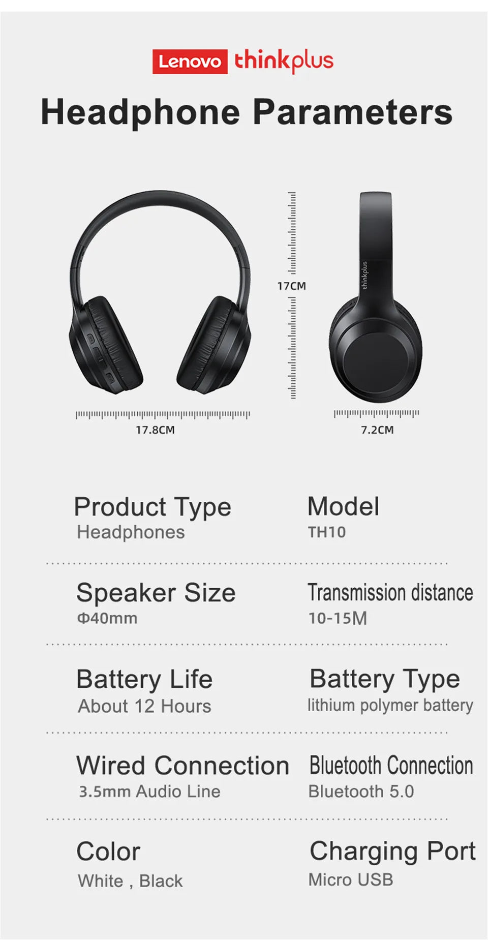 Lenovo Thinkplus TH10  TWS Stereo Headphone Bluetooth Earphones Music Headset with Mic for Mobile iPhone Sumsamg Android IOS