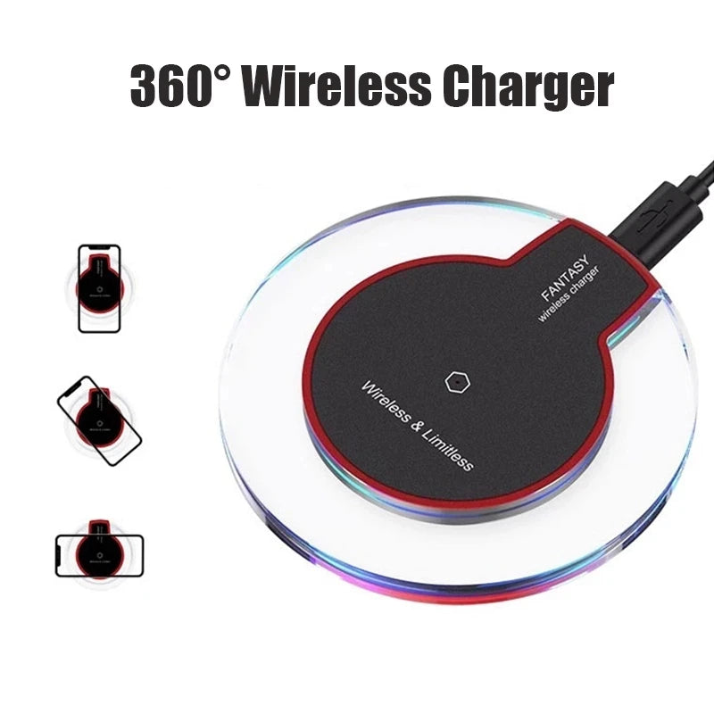 30W Fast Wireless Charger For Samsung Galaxy S10 S9 S8 Note 9  Charging Pad for iPhone 11 Pro XS Max XR X 14 Plus 12 13 Charge