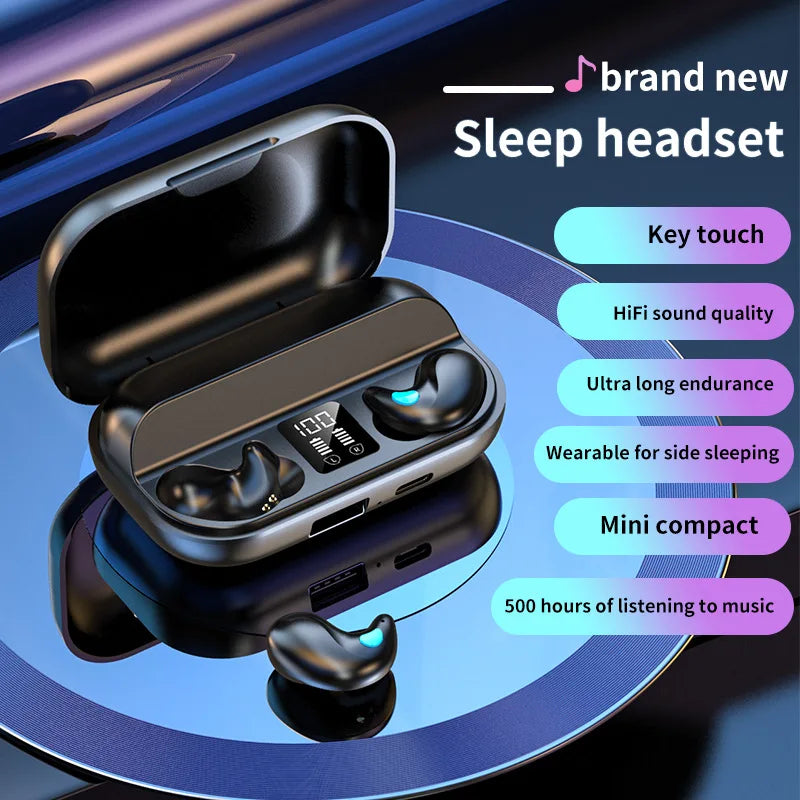 TWS X57 Mini Bluetooth 5.3 Headphone HIFI Stereo Earbuds Sports Waterproof LED Digital Display Headset With Mic