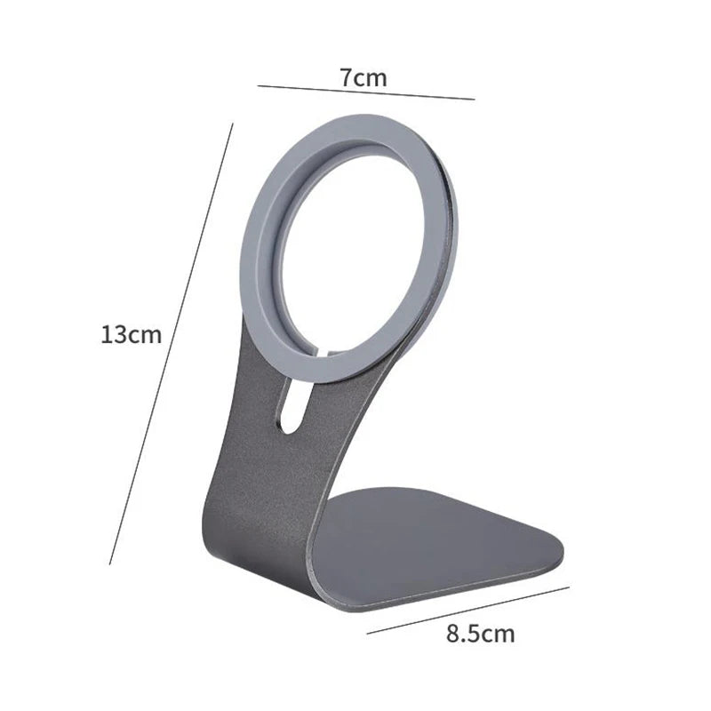 Magsafe Cell Phone Charger Stand Magnetic Phone Stand Aluminum Alloy Stand For IPhone 12 Series Fast Wireless Charging Stand