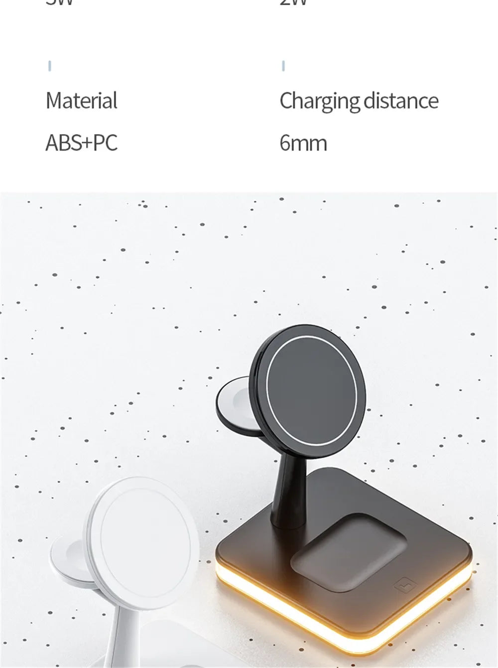 Magnetic 3 in 1 Wireless Charger for IPhone 13/14 15 16 Pro Max/12 15W Fast  Charging Dock Station  Apple Watch AirPods