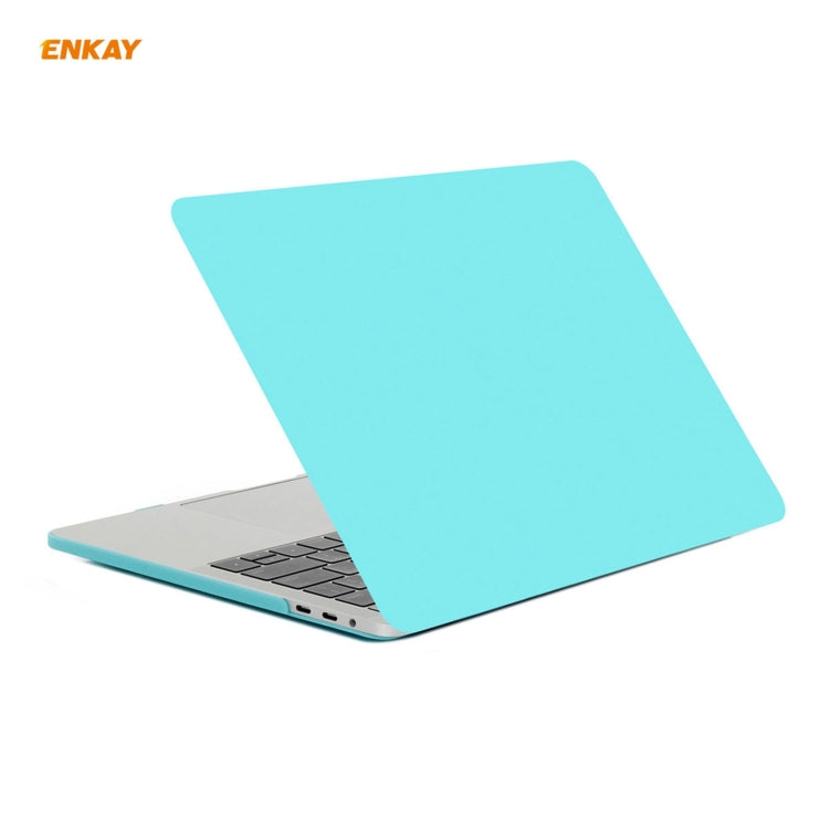 ENKAY 3 in 1 Matte Laptop Protective Case + US Version TPU Keyboard Film + Anti-dust Plugs Set for MacBook Pro 13.3 inch A1706 / A1989 / A2159 (with Touch Bar), For MacBook Pro 13.3 inch A1706 (with Touch Bar)