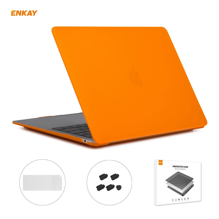 ENKAY 3 in 1 Matte Laptop Protective Case + US Version TPU Keyboard Film + Anti-dust Plugs Set for MacBook Air 13.3 inch A2179 & A2337 (2020), For MacBook Air 13.3 inch A2179 (2020)