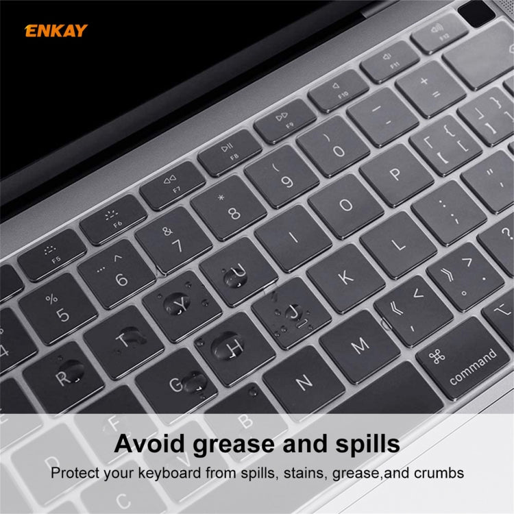 ENKAY Soft TPU Keyboard Protector Film for MacBook Air 13.3 inch A2179 (2020) / A2337 (2020)