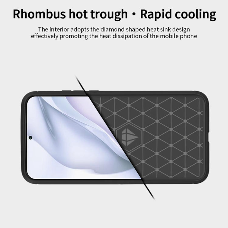 MOFI Gentleness Series Brushed Texture Carbon Fiber Soft TPU Case, For Huawei P50 Pro, For Xiaomi Mi 11 Ultra, For OnePlus 8