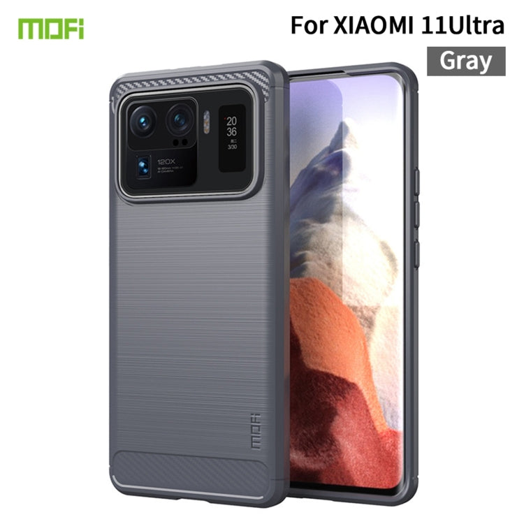 MOFI Gentleness Series Brushed Texture Carbon Fiber Soft TPU Case