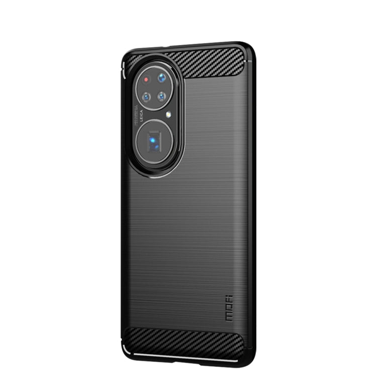 MOFI Gentleness Series Brushed Texture Carbon Fiber Soft TPU Case, For Huawei P50, For Huawei P Smart 2021 / Y7A, For Samsung Galaxy S21 FE, For Samsung Galaxy A82 / Quantum2, For Samsung Galaxy A22 5G, For Nokia 1.4, For Motorola G60 / G40 Fusion