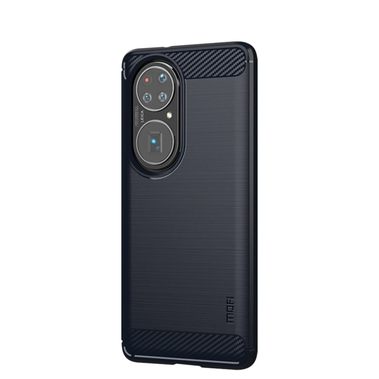 MOFI Gentleness Series Brushed Texture Carbon Fiber Soft TPU Case, For Huawei P50, For Huawei P Smart 2021 / Y7A, For Samsung Galaxy S21 FE, For Samsung Galaxy A82 / Quantum2, For Samsung Galaxy A22 5G, For Nokia 1.4, For Motorola G60 / G40 Fusion