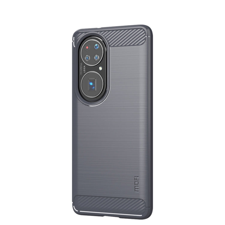 MOFI Gentleness Series Brushed Texture Carbon Fiber Soft TPU Case, For Huawei P50, For Huawei P Smart 2021 / Y7A, For Samsung Galaxy S21 FE, For Samsung Galaxy A82 / Quantum2, For Samsung Galaxy A22 5G, For Nokia 1.4, For Motorola G60 / G40 Fusion