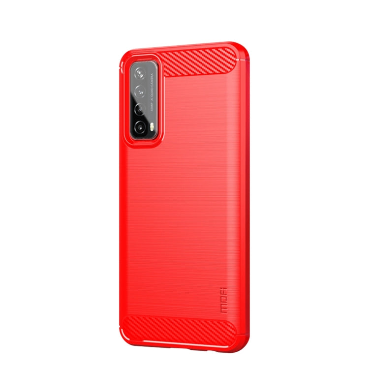 MOFI Gentleness Series Brushed Texture Carbon Fiber Soft TPU Case, For Huawei P50, For Huawei P Smart 2021 / Y7A, For Samsung Galaxy S21 FE, For Samsung Galaxy A82 / Quantum2, For Samsung Galaxy A22 5G, For Nokia 1.4, For Motorola G60 / G40 Fusion