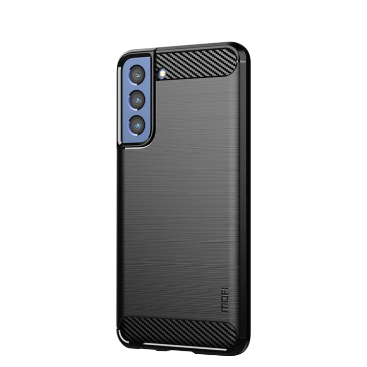 MOFI Gentleness Series Brushed Texture Carbon Fiber Soft TPU Case, For Huawei P50, For Huawei P Smart 2021 / Y7A, For Samsung Galaxy S21 FE, For Samsung Galaxy A82 / Quantum2, For Samsung Galaxy A22 5G, For Nokia 1.4, For Motorola G60 / G40 Fusion