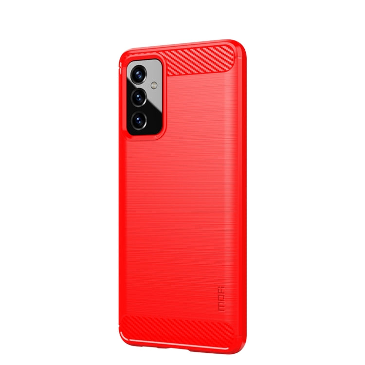 MOFI Gentleness Series Brushed Texture Carbon Fiber Soft TPU Case, For Huawei P50, For Huawei P Smart 2021 / Y7A, For Samsung Galaxy S21 FE, For Samsung Galaxy A82 / Quantum2, For Samsung Galaxy A22 5G, For Nokia 1.4, For Motorola G60 / G40 Fusion