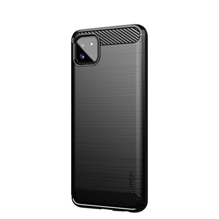 MOFI Gentleness Series Brushed Texture Carbon Fiber Soft TPU Case, For Huawei P50, For Huawei P Smart 2021 / Y7A, For Samsung Galaxy S21 FE, For Samsung Galaxy A82 / Quantum2, For Samsung Galaxy A22 5G, For Nokia 1.4, For Motorola G60 / G40 Fusion