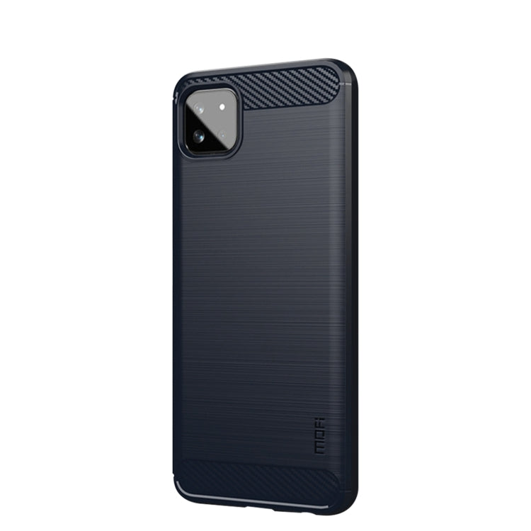 MOFI Gentleness Series Brushed Texture Carbon Fiber Soft TPU Case, For Huawei P50, For Huawei P Smart 2021 / Y7A, For Samsung Galaxy S21 FE, For Samsung Galaxy A82 / Quantum2, For Samsung Galaxy A22 5G, For Nokia 1.4, For Motorola G60 / G40 Fusion