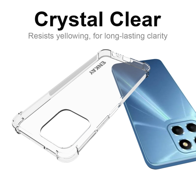 For Honor X8 5G ENKAY Clear TPU Shockproof Phone Case