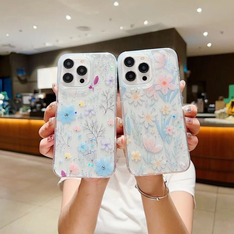 Fresh Small Floral Epoxy TPU Phone Case, Series 5