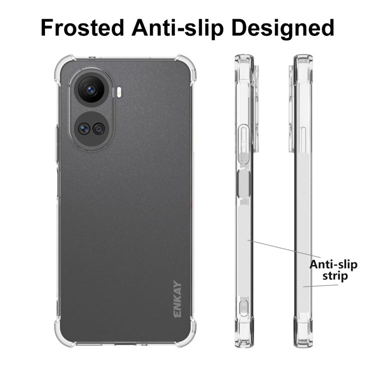 ENKAY Hat-Prince Clear TPU Shockproof Phone Case, For Huawei Nova 10 SE 4G, For Huawei Nova Y61 4G