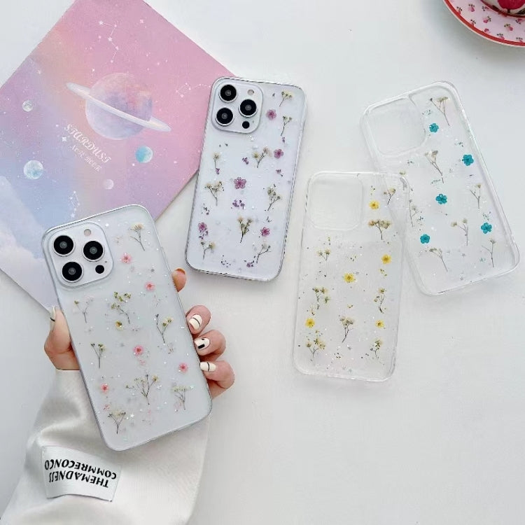 Gypsophila Flowers Pattern TPU Protective Phone Case, Series 1