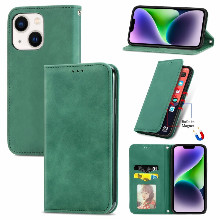 Retro Skin Feel Magnetic Flip Leather Phone Case, Series 1