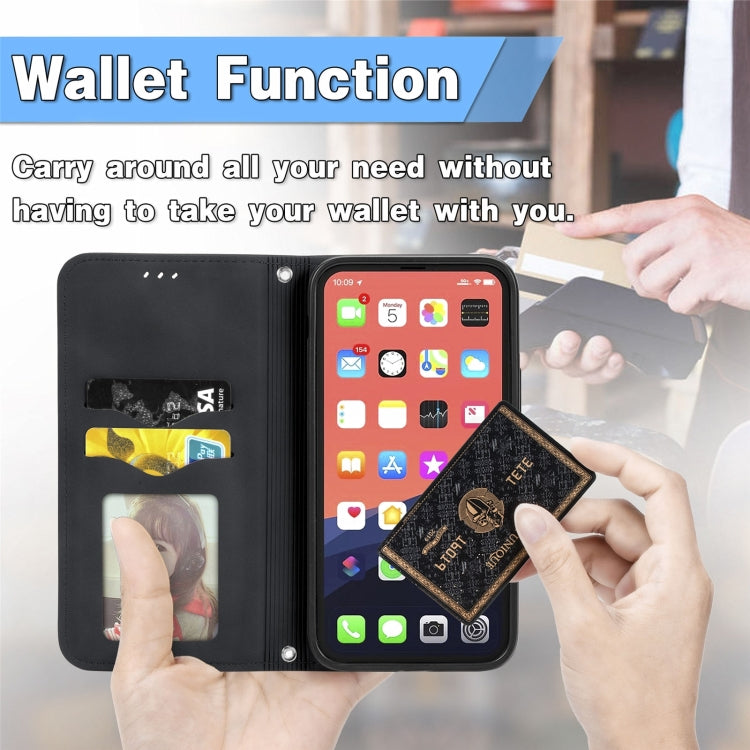 Retro Skin Feel Magnetic Flip Leather Phone Case, Series 2