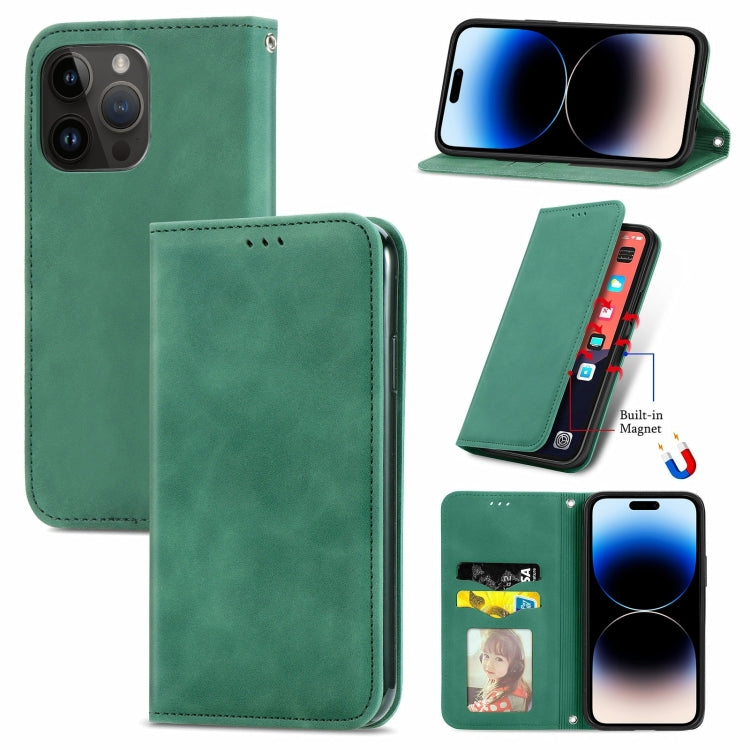 Retro Skin Feel Magnetic Flip Leather Phone Case, Series 3