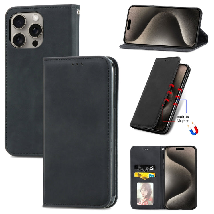 Retro Skin Feel Magnetic Flip Leather Phone Case, Series 3