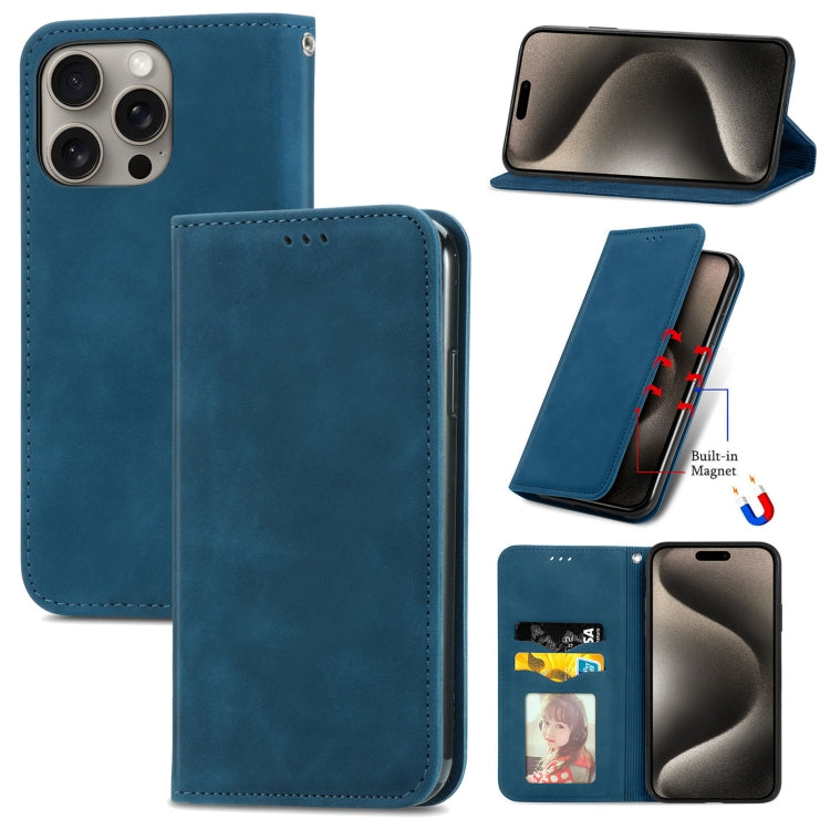 Retro Skin Feel Magnetic Flip Leather Phone Case, Series 3