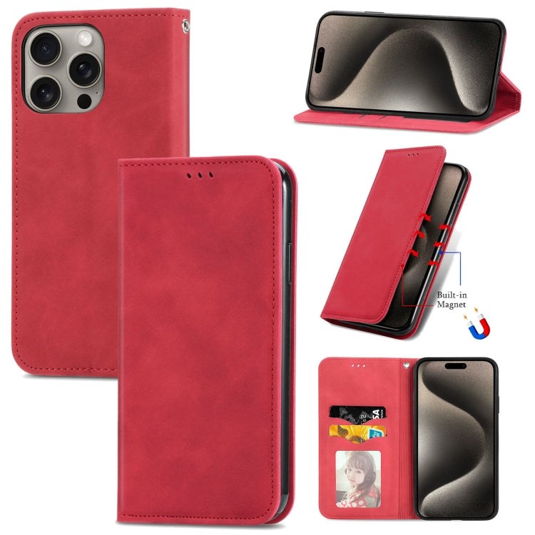 Retro Skin Feel Magnetic Flip Leather Phone Case, Series 2