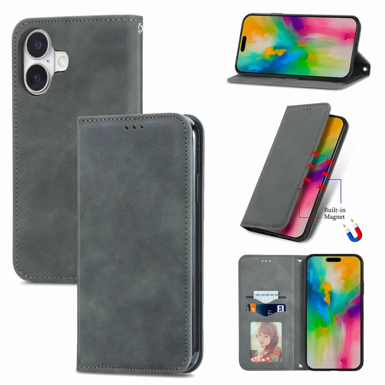 Retro Skin Feel Magnetic Flip Leather Phone Case, Series 1