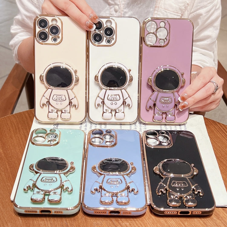 Electroplating Astronaut Holder Phone Case, Series 2