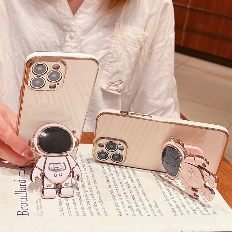 Electroplating Astronaut Holder Phone Case, Series 2