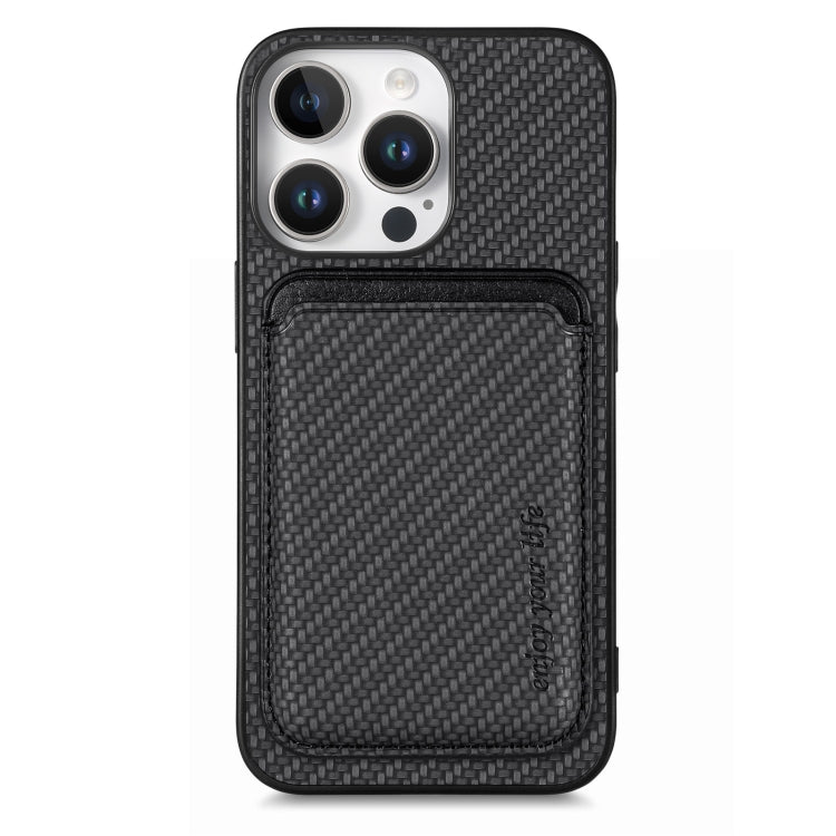 Carbon Fiber Leather Card Magsafe Phone Case, Series 1