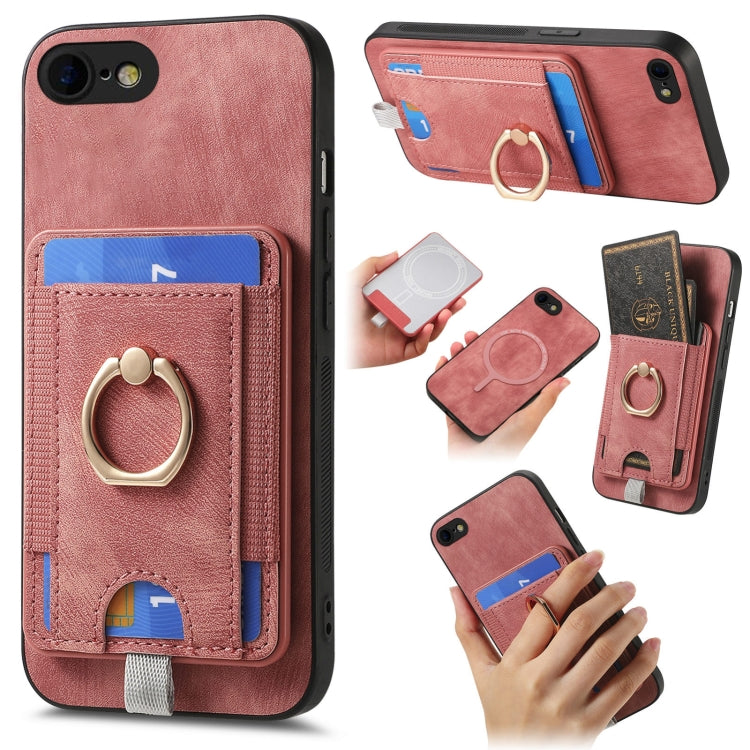 Retro Splitable Magnetic Card Bag Leather Phone Case, Series 6