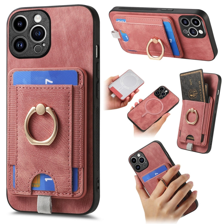 Retro Splitable Magnetic Card Bag Leather Phone Case, Series 1