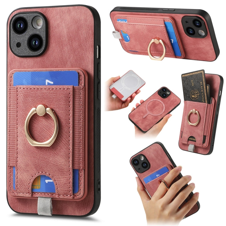 Retro Splitable Magnetic Card Bag Leather Phone Case, Series 2