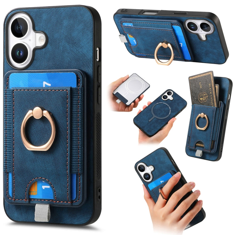 Retro Splitable Magnetic Card Bag Leather Phone Case, Series 1