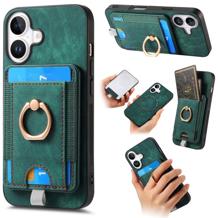 Retro Splitable Magnetic Card Bag Leather Phone Case, Series 1